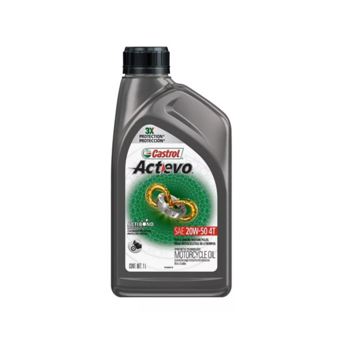 Castrol Actevo 20w50 1L Synthetic 4-stroke Engine Oil