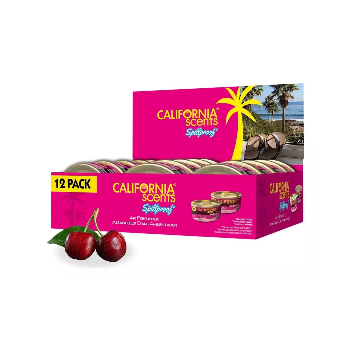 Coronado Cherry Air Freshener 12 Pieces California Scents