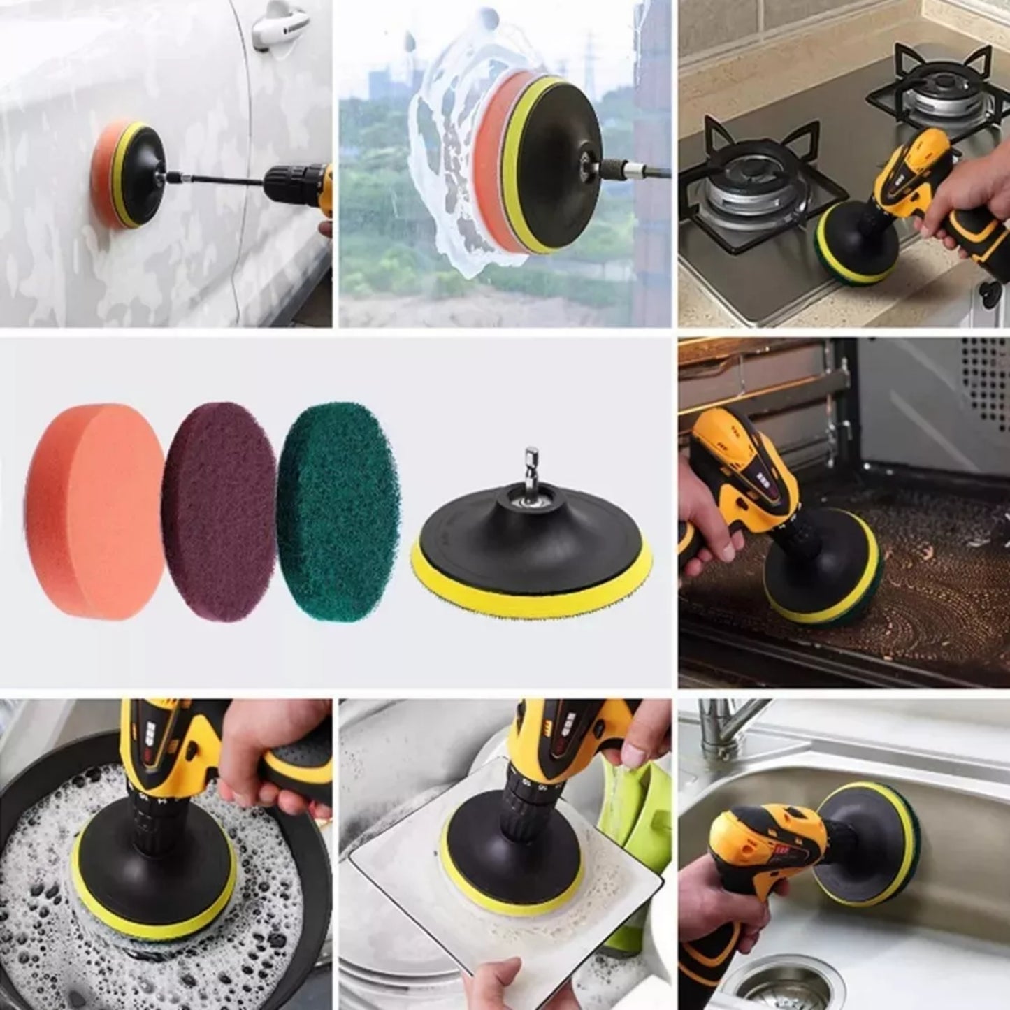 12-Piece Cleaning Sponge Kit