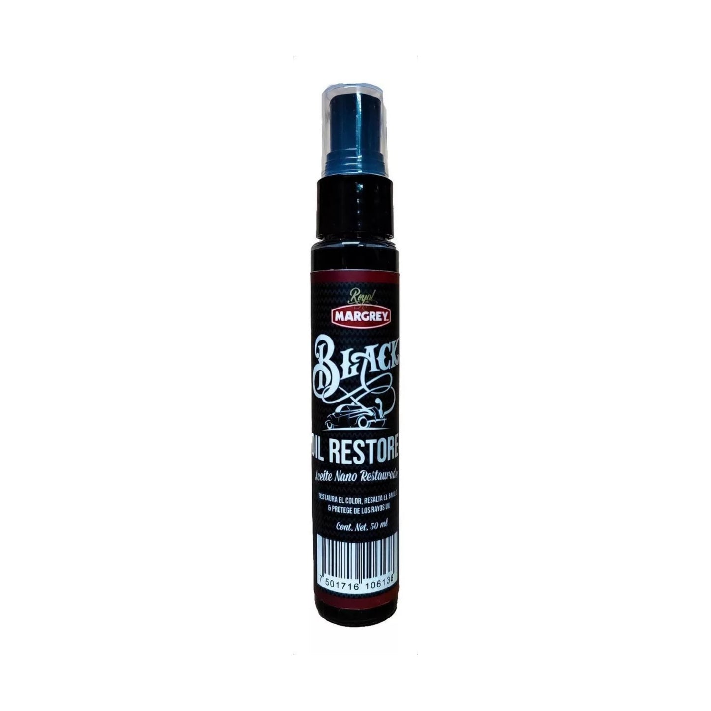Black Plastic Restorer 50ml Oil Restorer Margrey