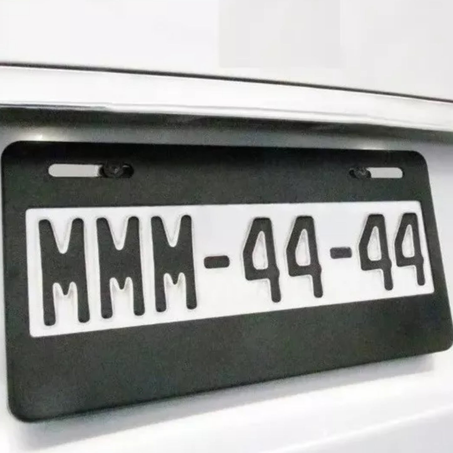 Set of European-style license plate holders smooth CarHolder Plus Motors