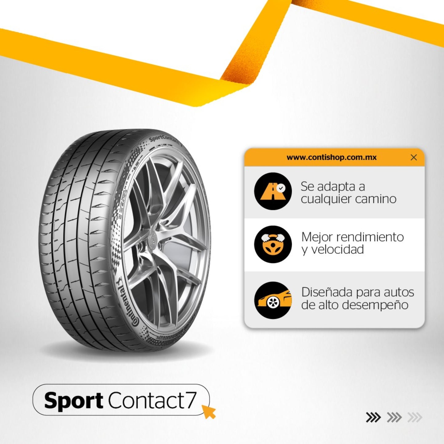 Llanta 245/40 R18 SportContact 7 Continental