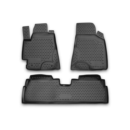 2001-2007 Toyota Highlander Floor Mats Liners Full Set All Weather Black
