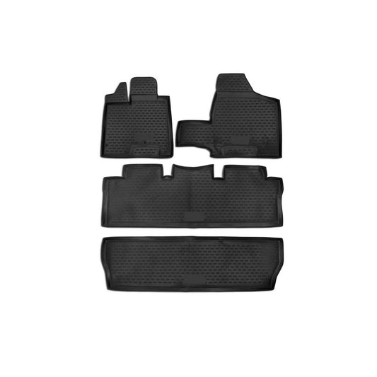 2004-2010 Toyota Sienna Floor Mats Liners Full Set All Weather Black