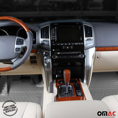 2004-2010 Toyota Sienna Floor Mats Liners Full Set All Weather Gray