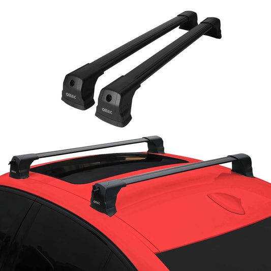 2004-2012 BMW 3 Series E90 Sedan E91 Touring Roof Rack Cross Bars Black