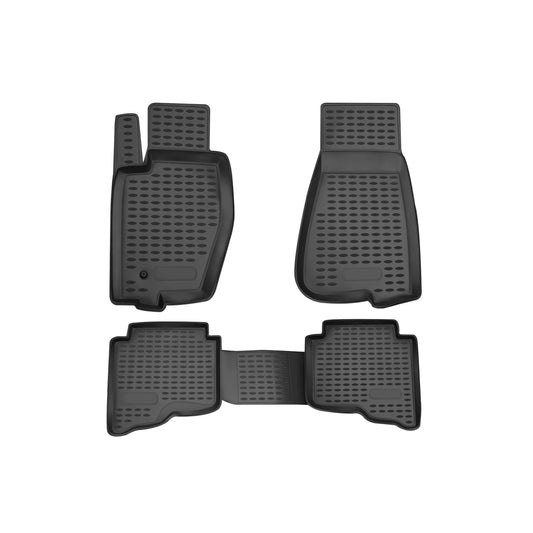 2005-2010 Jeep Grand Cherokee Floor Mats Liners Full Set All Weather Black