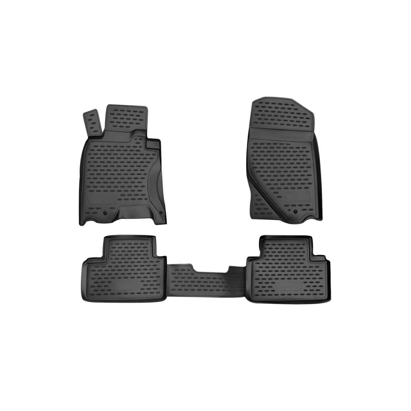 2007-2008 Infiniti G35 G35X Floor Mats Liners Full Set All Weather Black