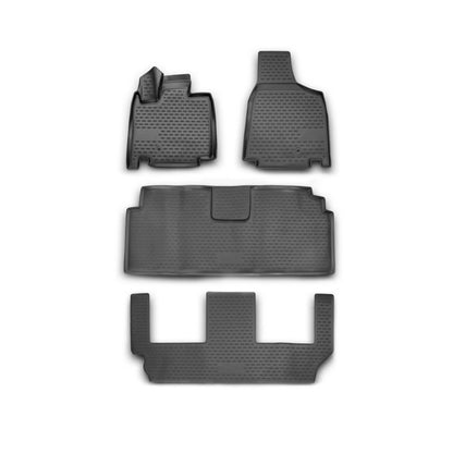 2008-2020 Dodge Grand Caravan Floor Mats Liners Full Set All Weather Black