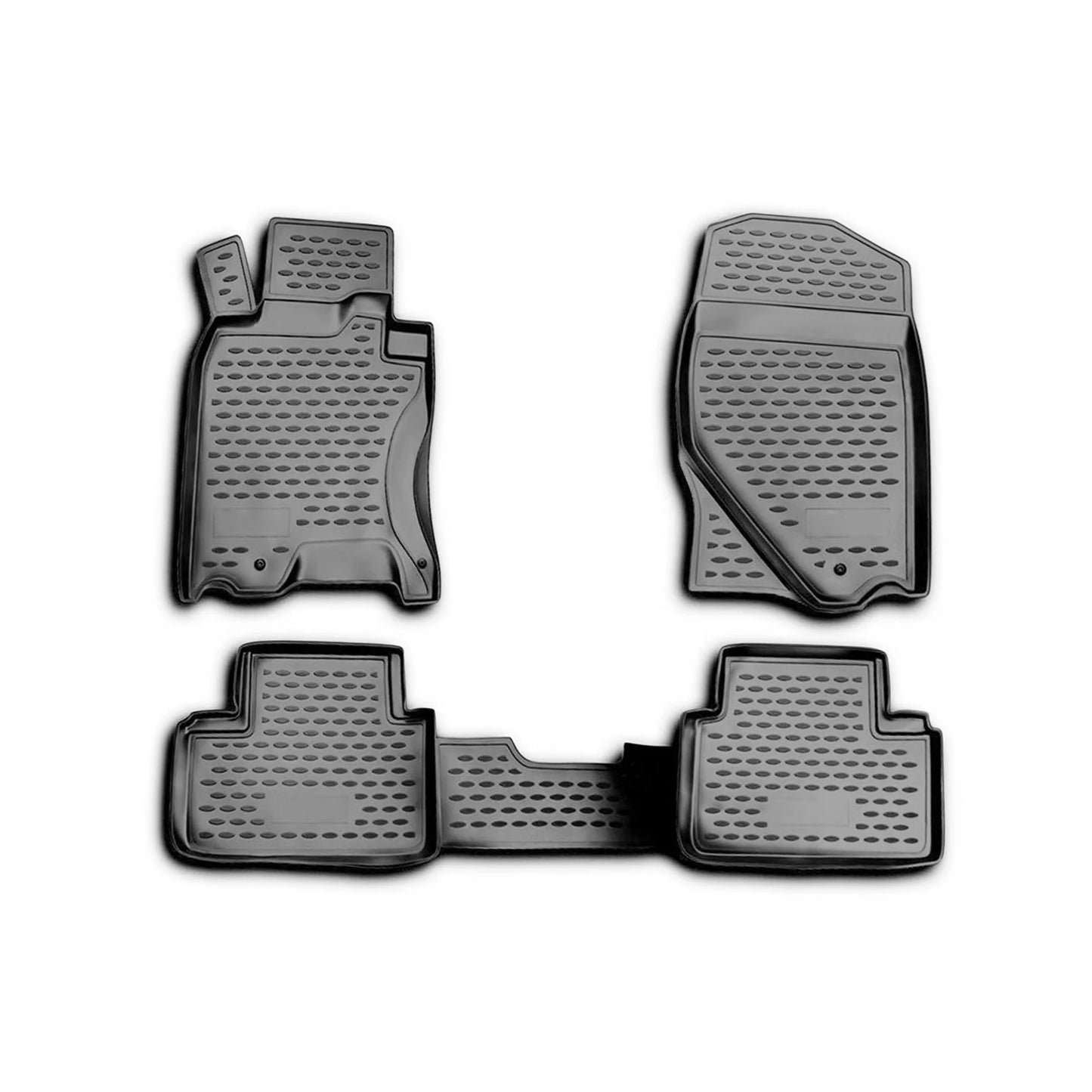 2009-2013 Infiniti G37X Floor Mats Liners Full Set All Weather Black