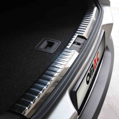 2009-2017 VW Tiguan Rear Bumper Guard Stainless Steel Glossy