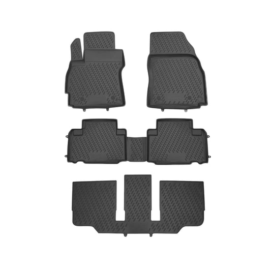 2012-2015 Mazda 5 Floor Mats Liners Full Set All Weather Black