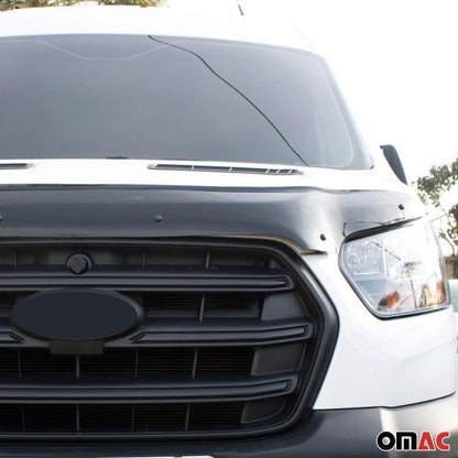 2021-2025 Ford Transit Front Bug Shield Hood Deflector 1 Pc Smoke