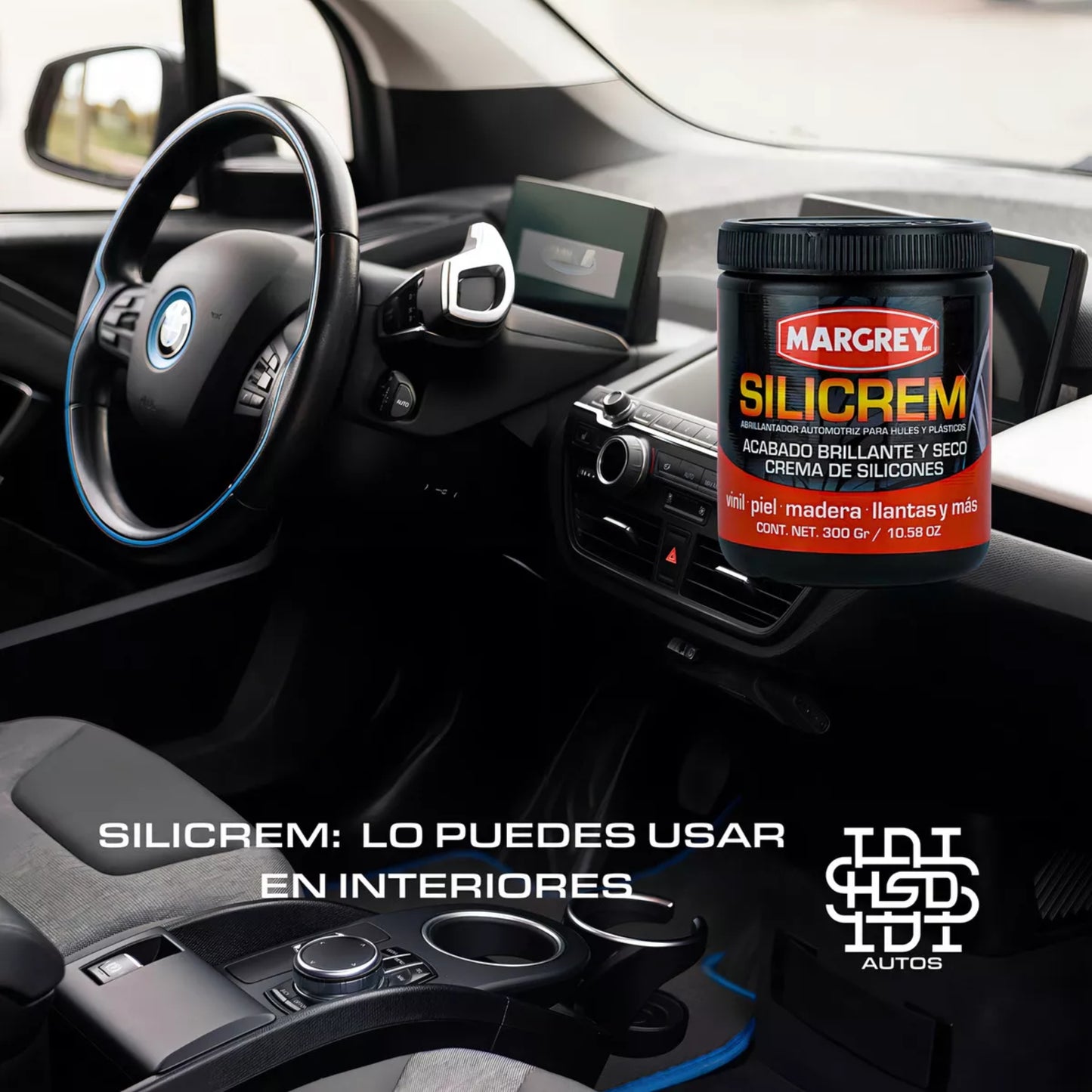 Silicrem White Wheel and Plastic Polish 300g