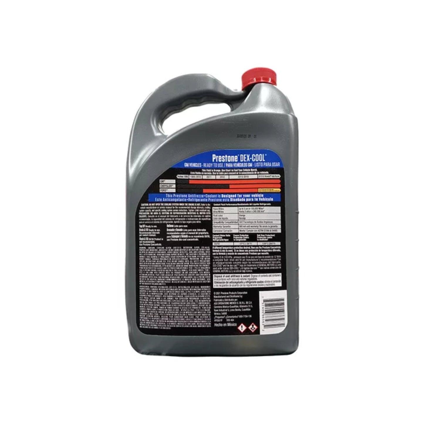 Orange Antifreeze Gallon (3.78L) Dexcool Gm Prestone