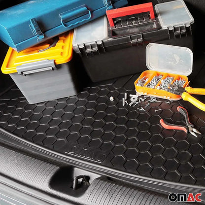 Cargo Liner Trunk Mat Protection Waterproof Rubber 3D Molded Black