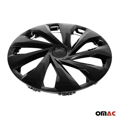 Carolina Hub Caps Wheel Cover 15" Black Full Set 4 pcs