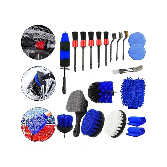 Automotive Cleaning Brush Car Detailing Brushes Set 20 Pieces
