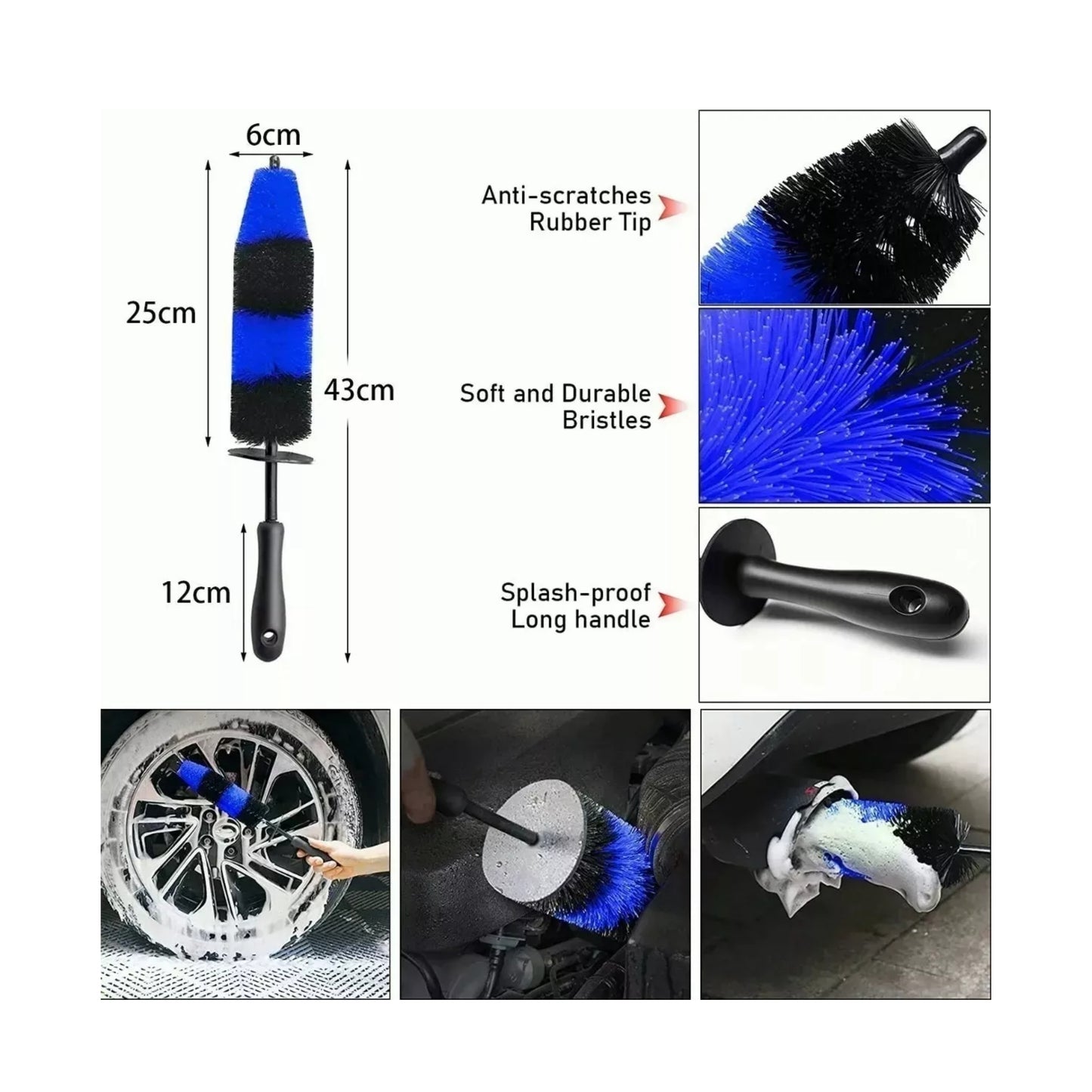 Automotive Cleaning Brush Car Detailing Brushes Set 20 Pieces