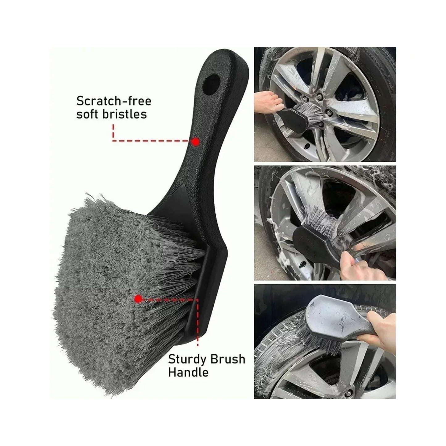 Automotive Cleaning Brush Car Detailing Brushes Set 20 Pieces