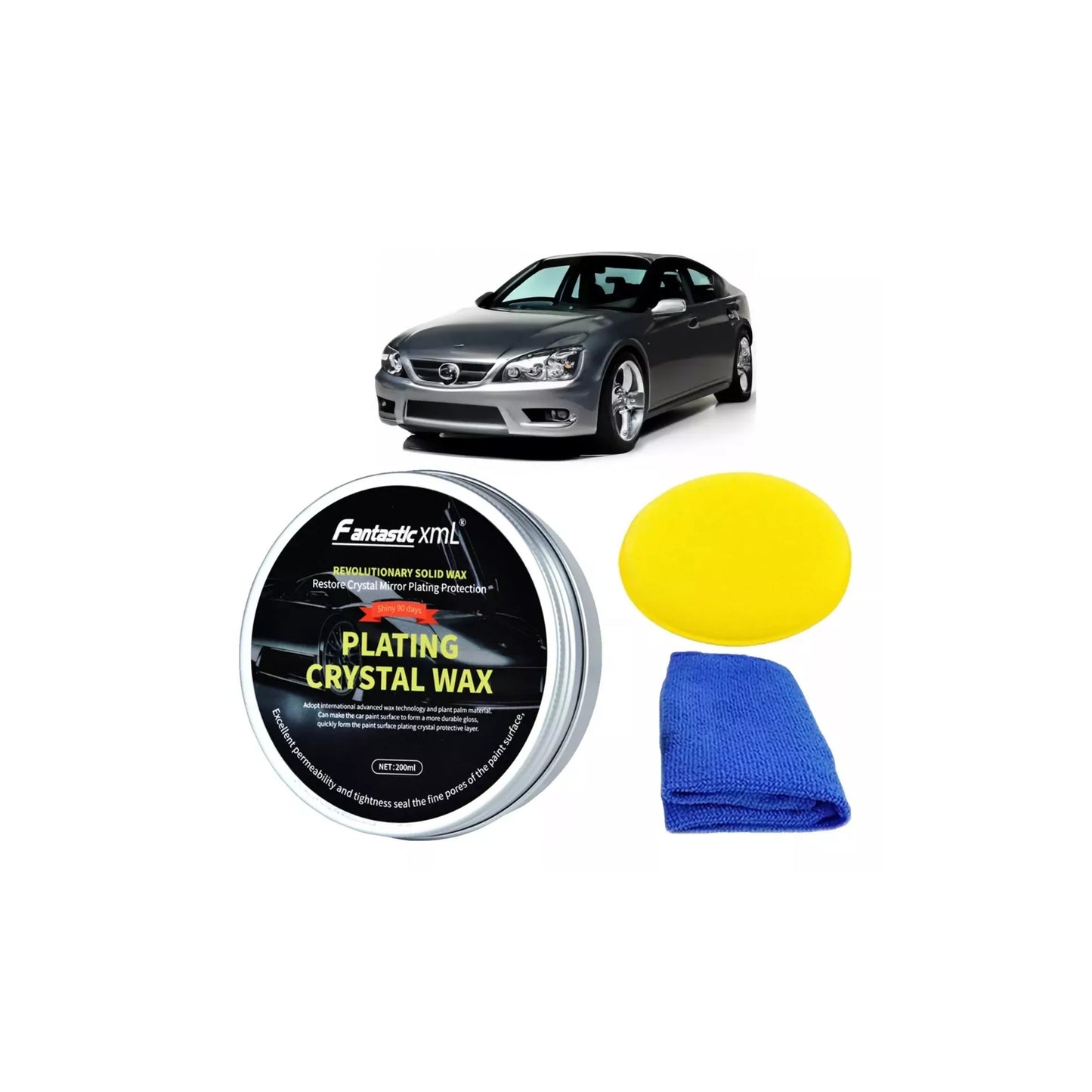 Carnauba Paste Cleaner Wax UV Protection L9015