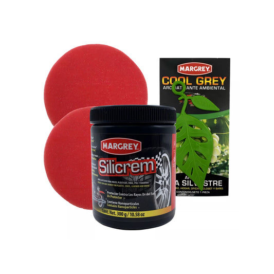 Silicone Car Polish Cream with Sponges and Silicrem Flavoring