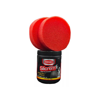 Silicone Car Polish Cream with Sponges and Silicrem Flavoring
