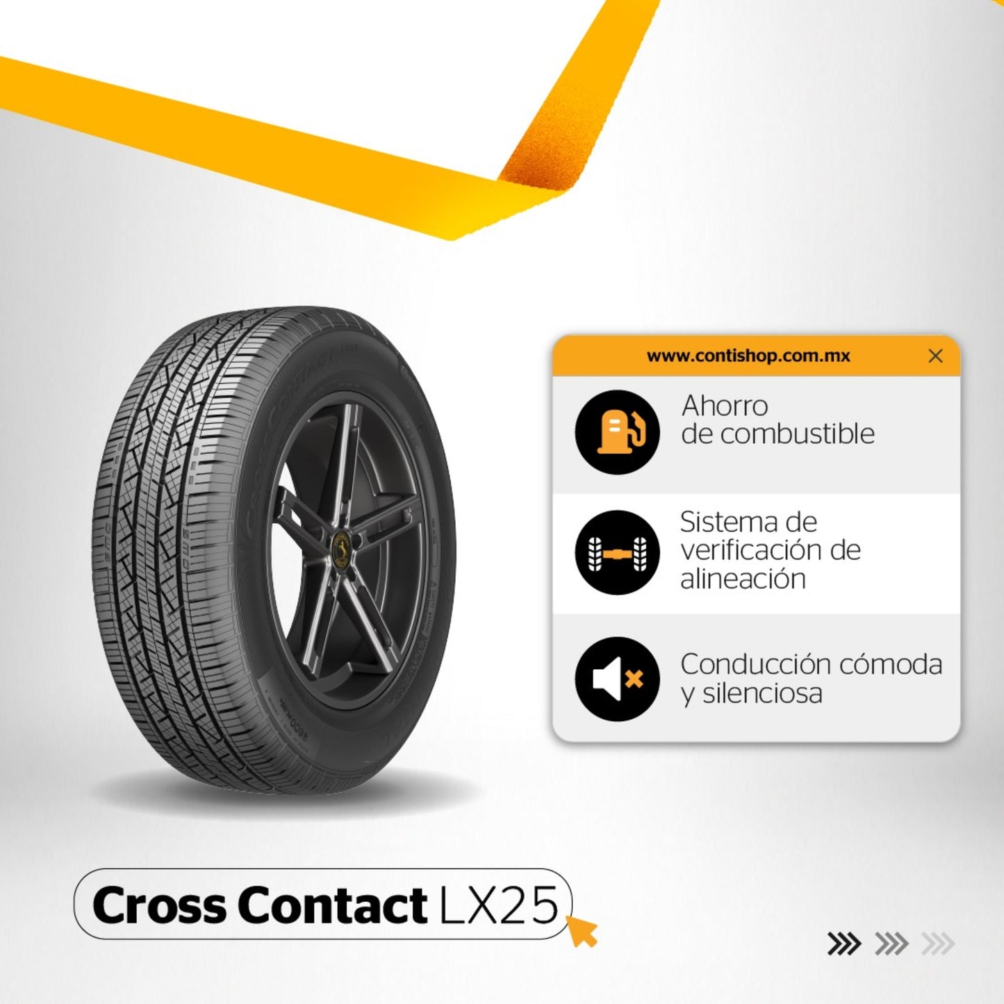Llanta 235/60 R18 CrossContact LX25 Continental