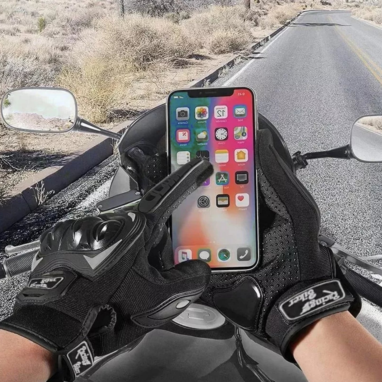 MotorsGlove Plus Motors Motorcycle Protective Gloves