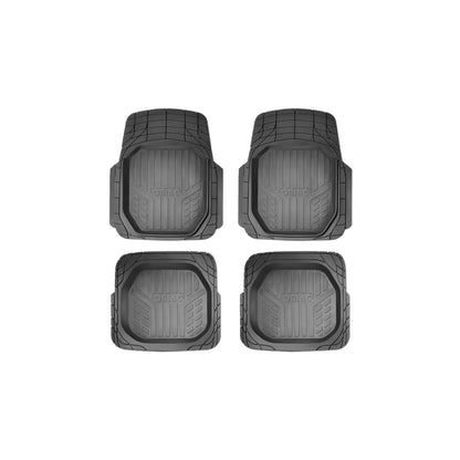 Heavy Duty Trim to fit Floor Mats Liner Waterproof 3D All-Weather 4Pcs Black