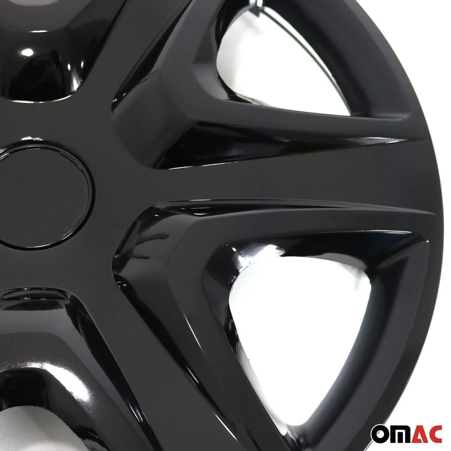 Kansas Hub Caps Wheel Cover 15" Black Full Set 4 pcs