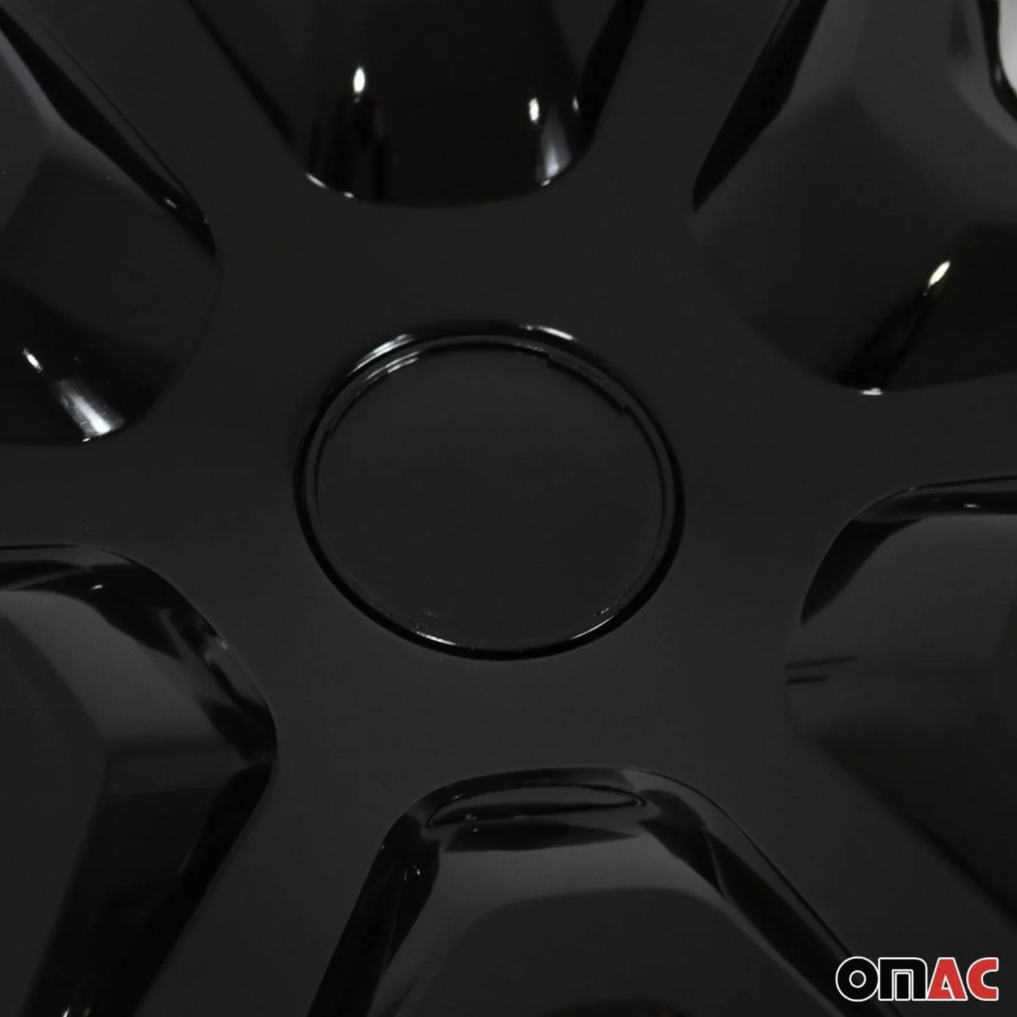 Kansas Hub Caps Wheel Cover 15" Black Full Set 4 pcs