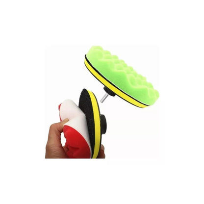 10-Piece 5-Inch Sponge Polishing Pad Kit for Buffing and Waxing