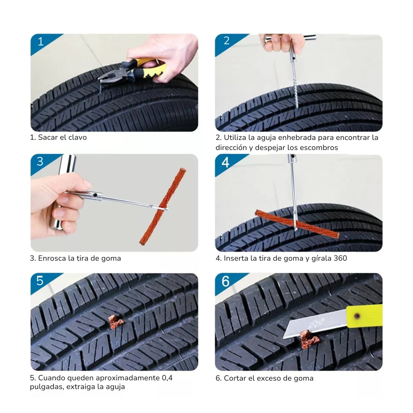 AutoPatch Plus Motors Tire Repair Kit
