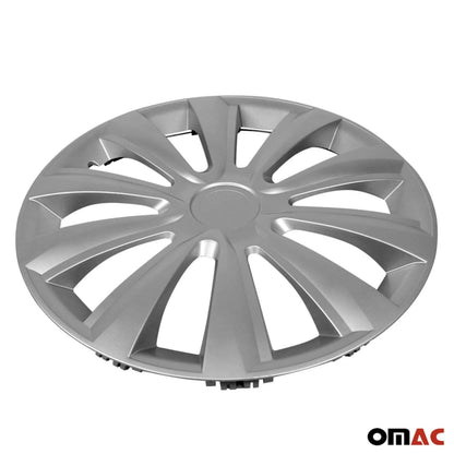 New York Hub Caps Wheel Cover 16" Silver Full Set 4 pcs