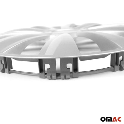 New York Hub Caps Wheel Cover 16" Silver Full Set 4 pcs