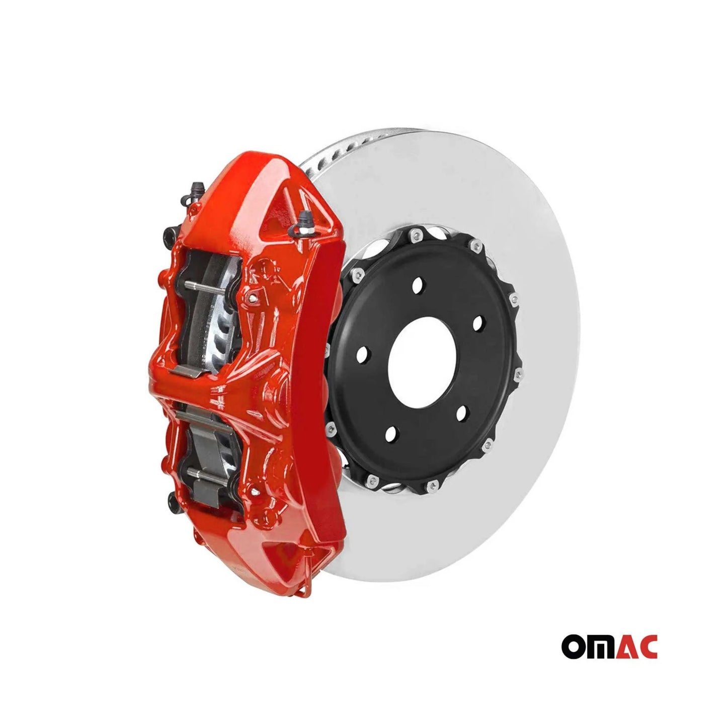 OMAC Brake Caliper Epoxy Based Car Paint Kit Texas Red Glossy High-Temp