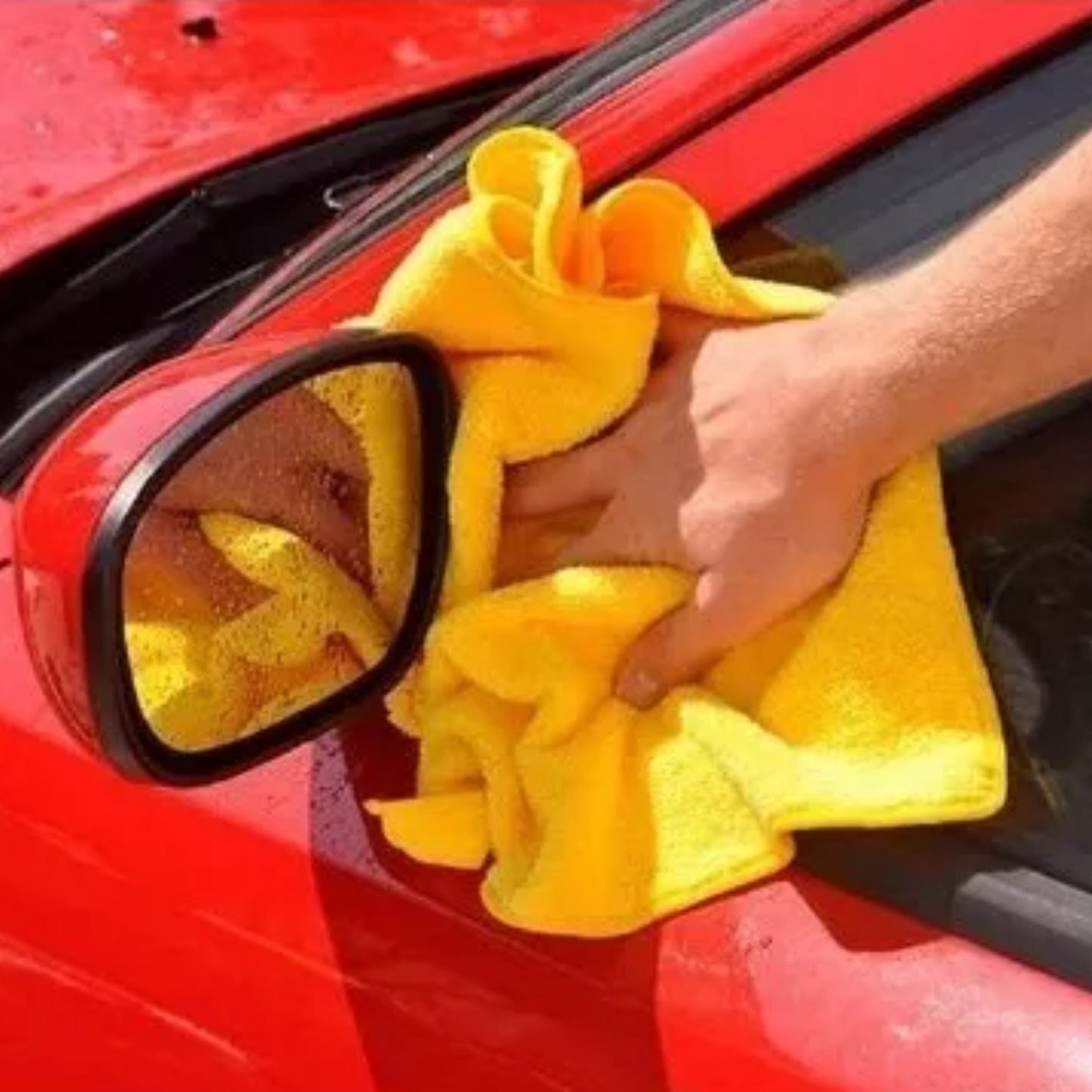 Yellow Absorbent Microfiber Cloths 16" 36 Count