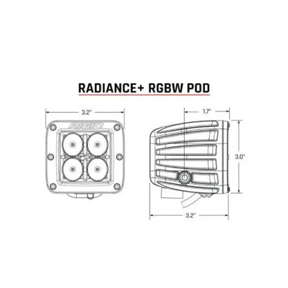 Radiance Plus POD RGBW (Pair) Rigid