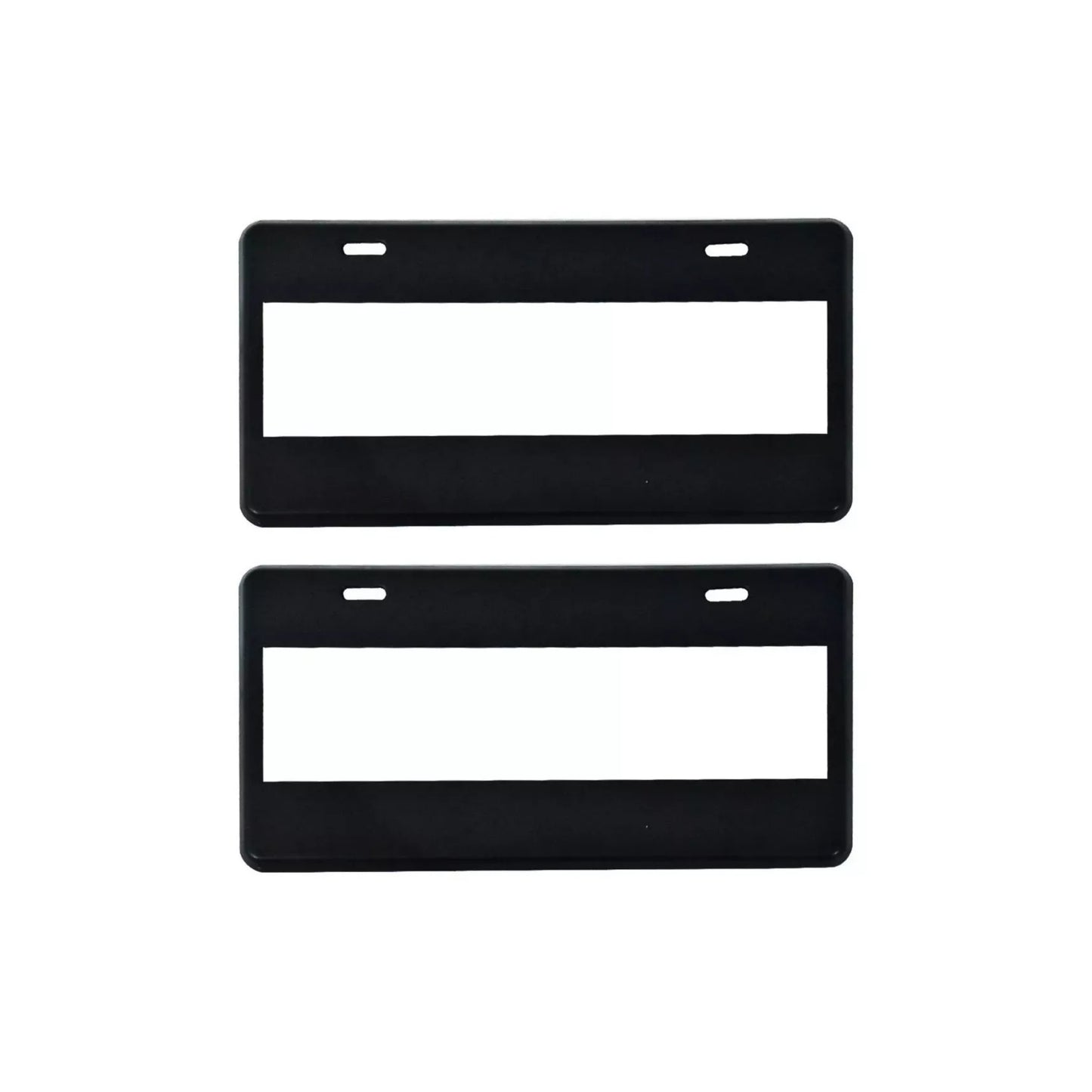 Set of European-style license plate holders smooth CarHolder Plus Motors