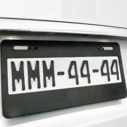Set of European-style license plate holders smooth CarHolder Plus Motors