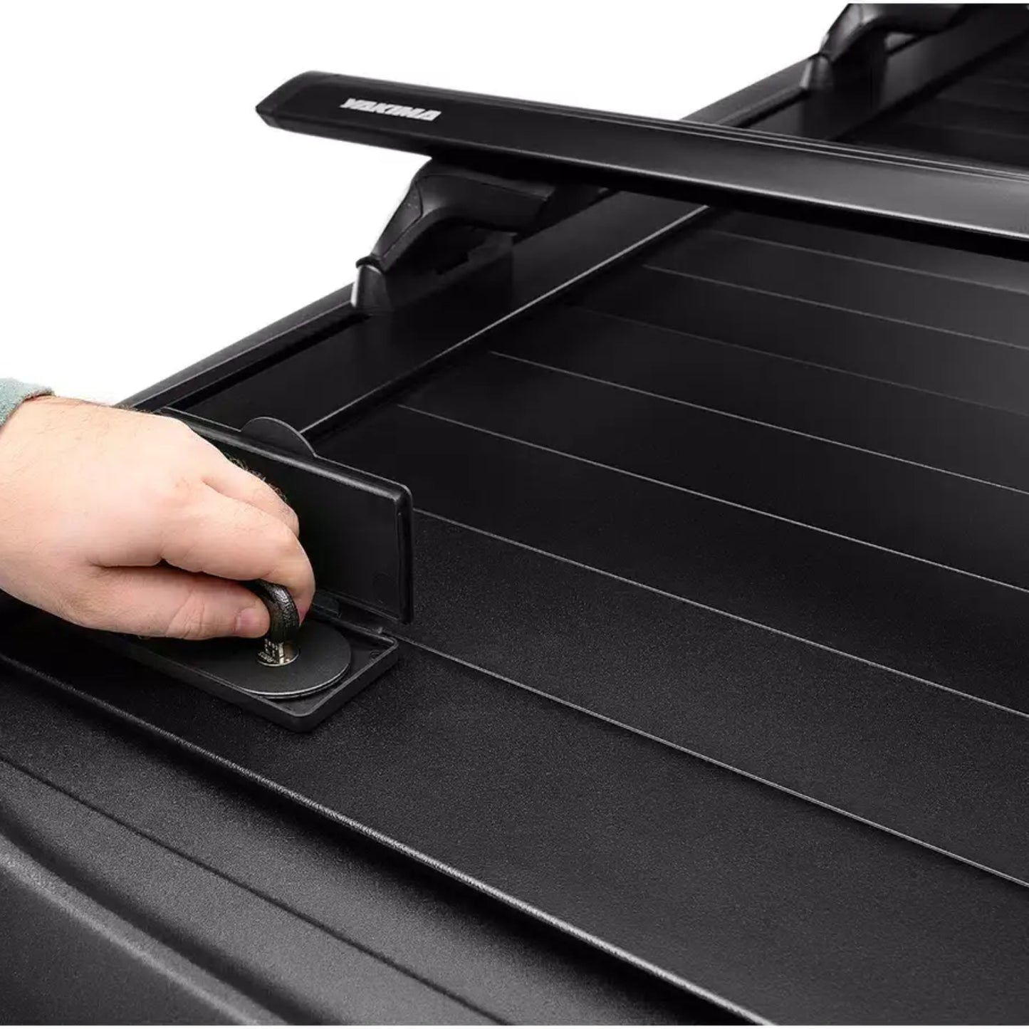 Tapa Retráctil RetraxPro Trax Rail de 5' para Poer 24 - 25 Dob Cab