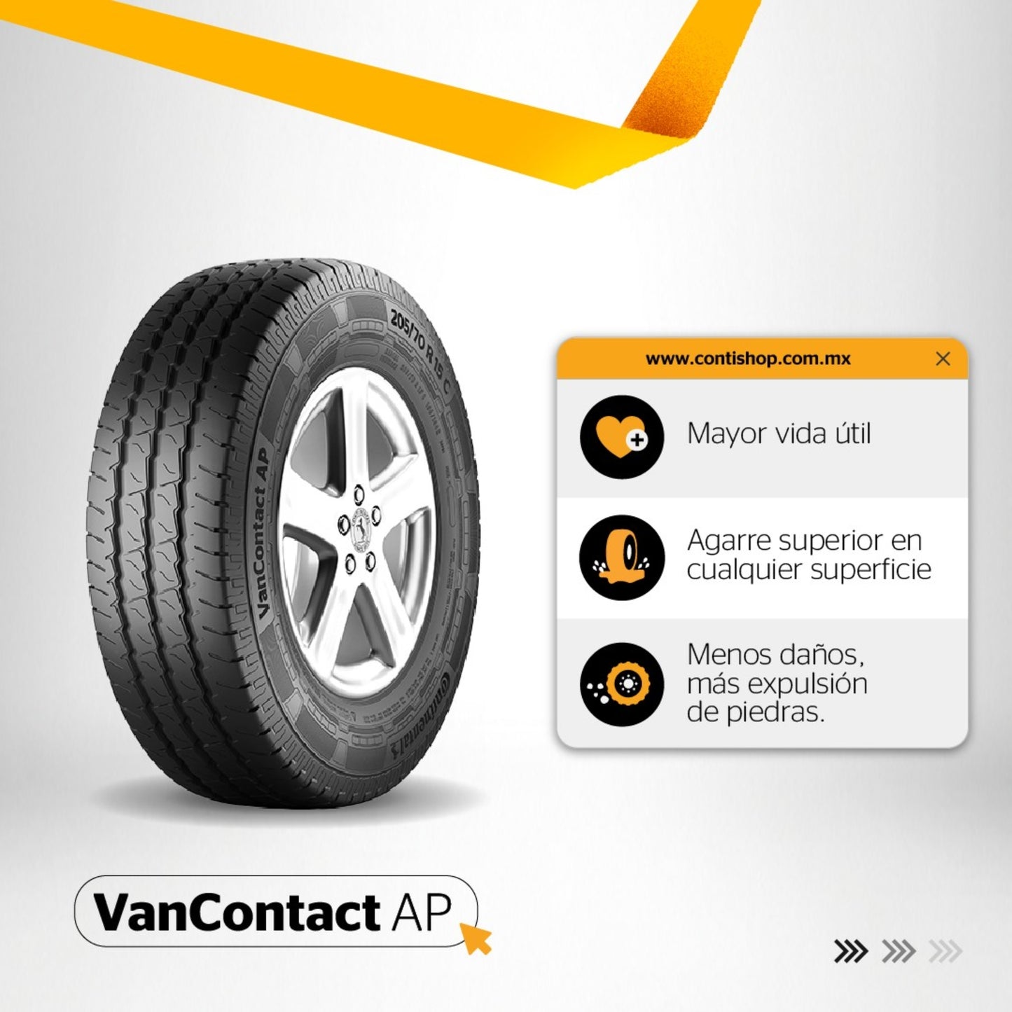 Llanta 205/65 R16 VanContact AP Continental
