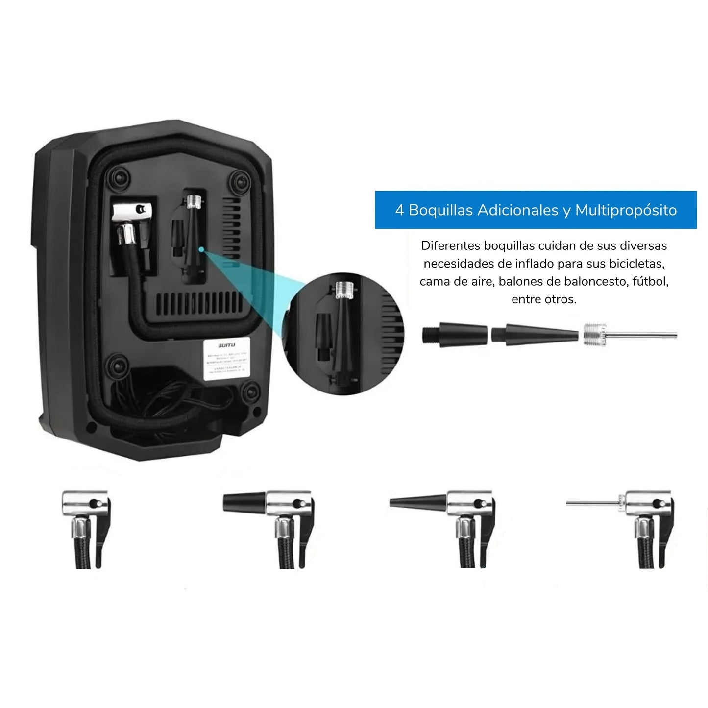 AutoAir Plus Motors Portable Air Compressor