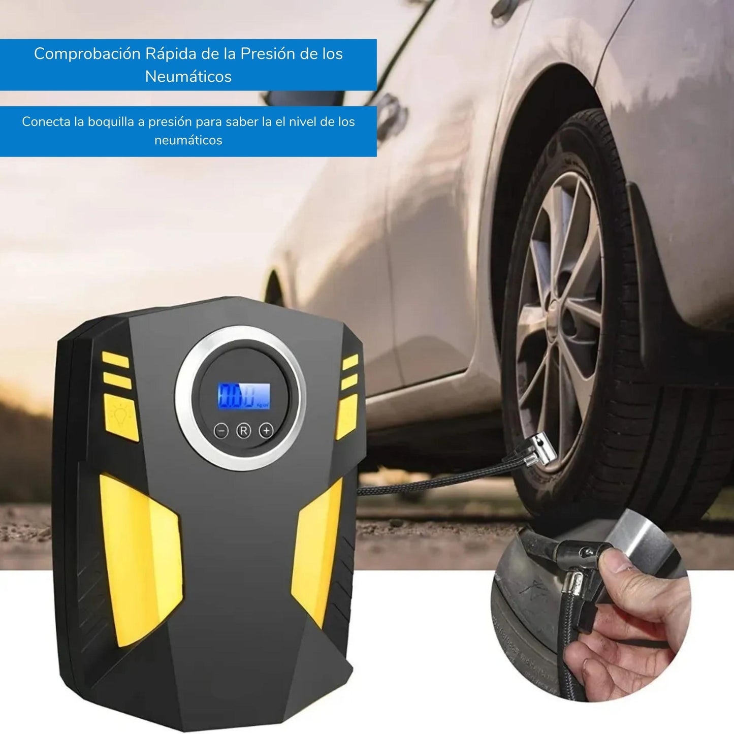 AutoAir Plus Motors Portable Air Compressor