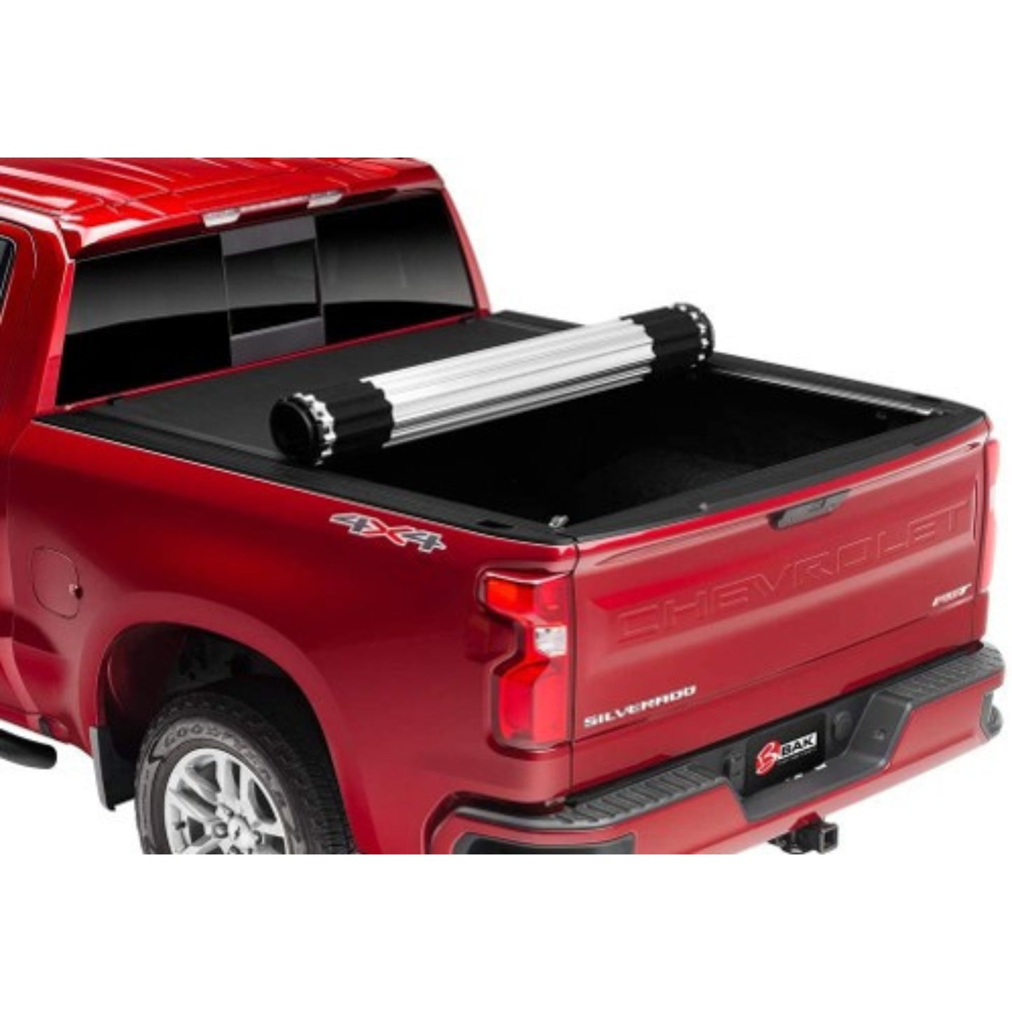 Couvre-caisse rigide enroulable pour cabine double Chevrolet/GMC 5'8'' 2019+ BAKflip Revolver X4